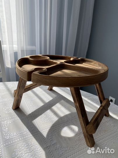 Винный столик менажница