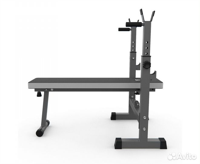 Скамья со стойками под штангу DFC D322