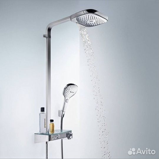 Душевая стойка Hansgrohe Raindance Select Push 300