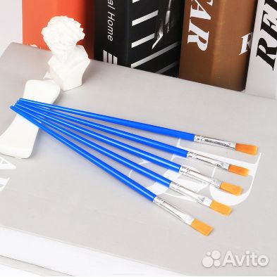 Кисть синтетическая для акриловых красок