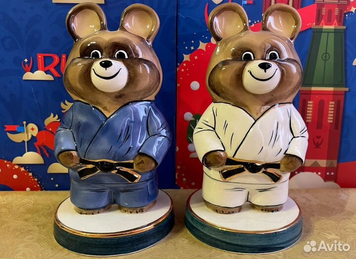 Олимпийский Мишка Борец. Олимпиада Москва 1980