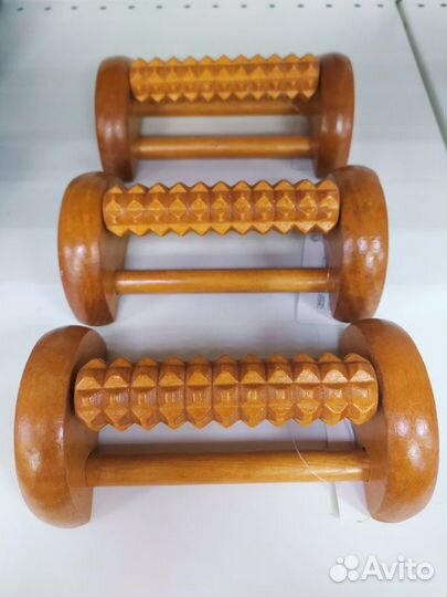 Массажёр для ног деревянный