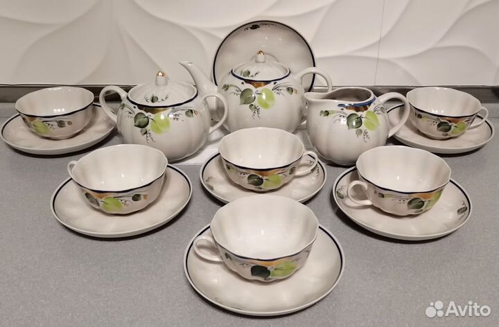 Сервиз чайный дулево березка