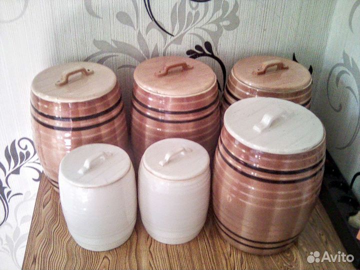 Боченок для мёда. Керамика. СССР