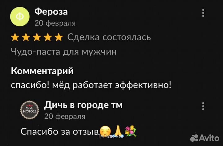 Чудо мед для взрослых 250 мл