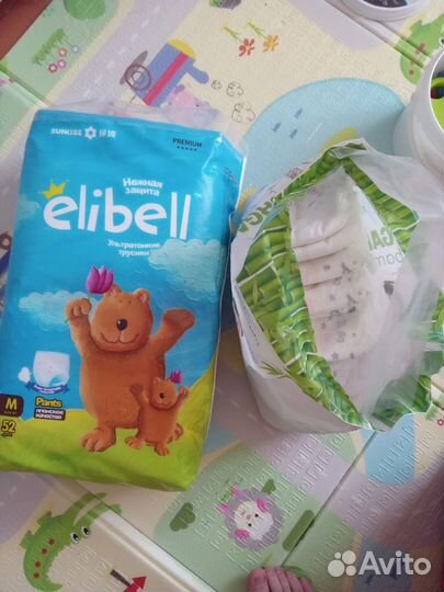 Подгузники трусики М(6-11кг) elibell