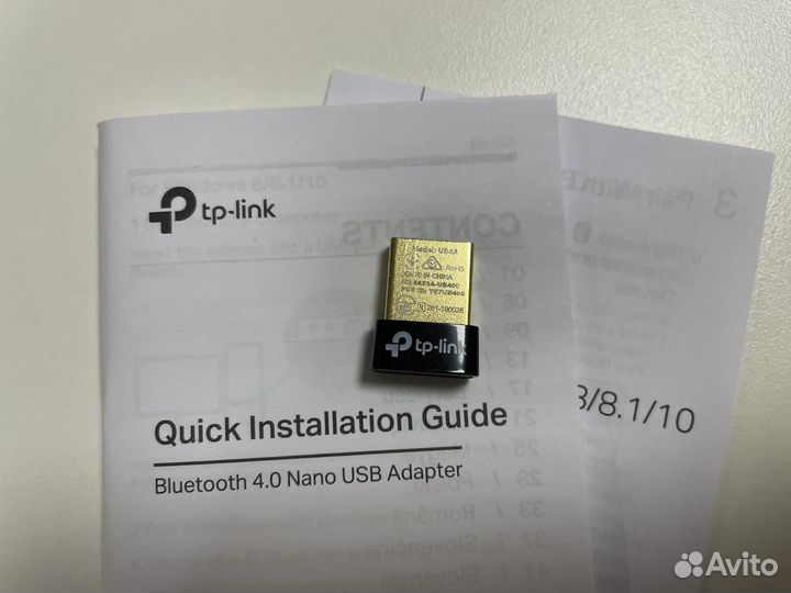 Bluetooth адаптер TP-Link UB4A
