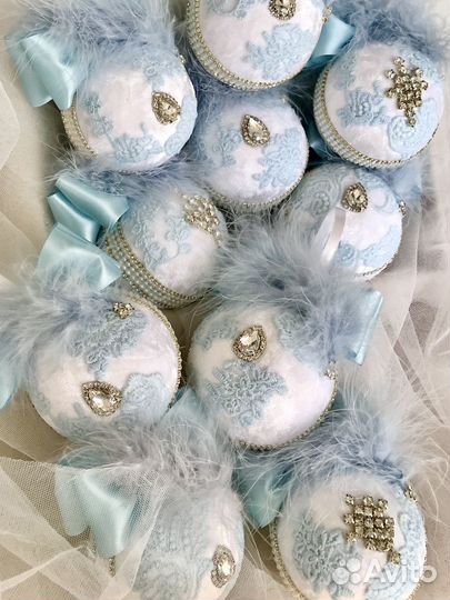 Новогодние шары ручной работы