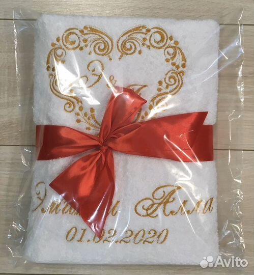 Полотенце на день свадьбы