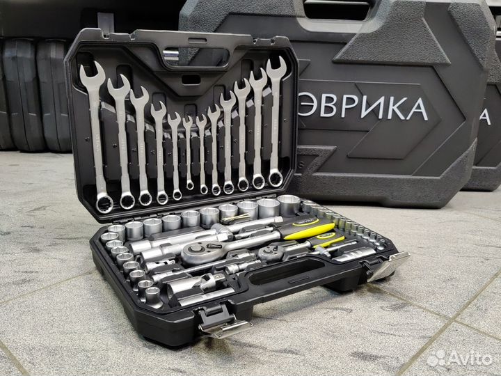 Набор инструментов Эврика PRO 61 предмет