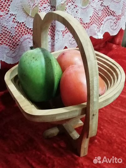 Фруктовница деревянная