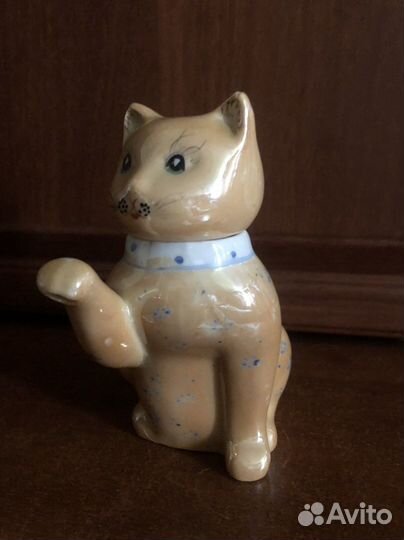 Заварочный фарфоровый чайник Котик