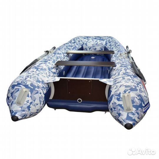 Лодка altair HD-320 лёд-синяя