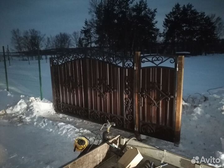 Ворота кованые
