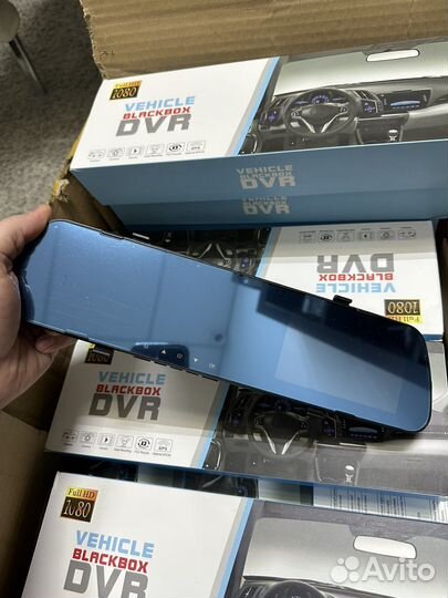 Видеорегистратор зеркало с камерой заднего вида