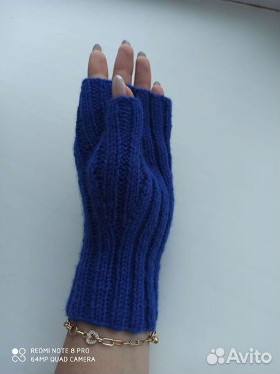 Перчатки митенки, вязание на заказ