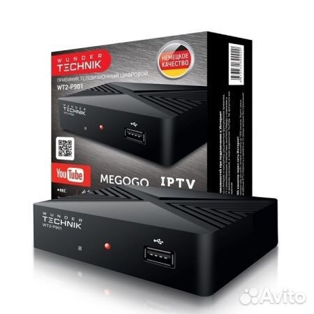 Цифровой приемник Wunder Technik WT2-P901 черный