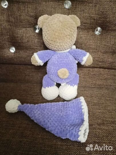 Мишка в пижаме ручная работа