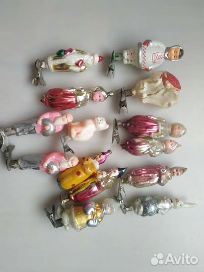 Ёлочные прищепка, подвес СССР