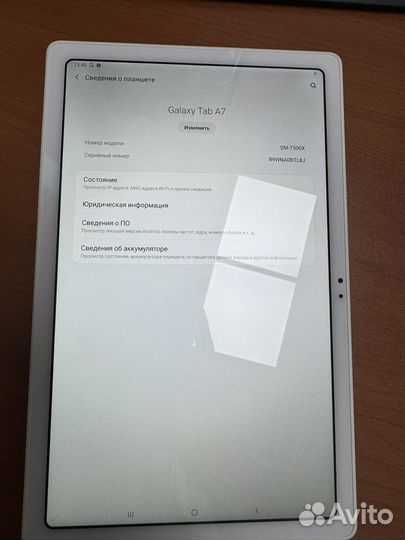 Планшет samsung tab a7