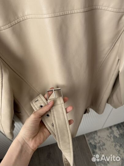 Кожаная куртка косуха женская