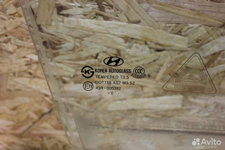 Стекло двери передней правой Hyundai Elantra 2006
