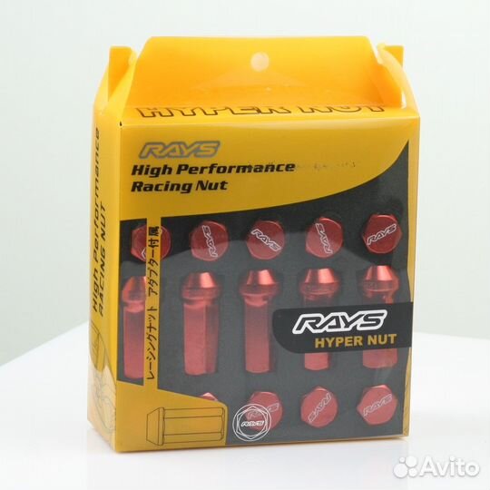 Гайки rays Hyper Steel M12x1.5 (Серебристый)