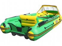 Лодка Reef Тритон 370 S-Max Fi; желто-зеленый