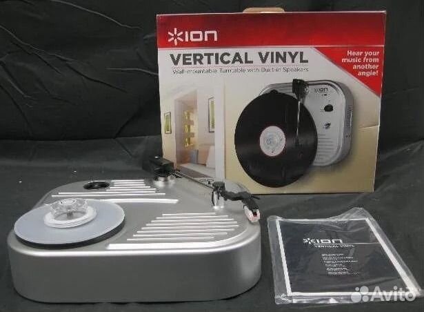 Проигрыватель винила ION audio vertical vinyl