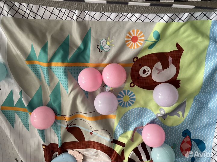 Развивающий коврик с дугами