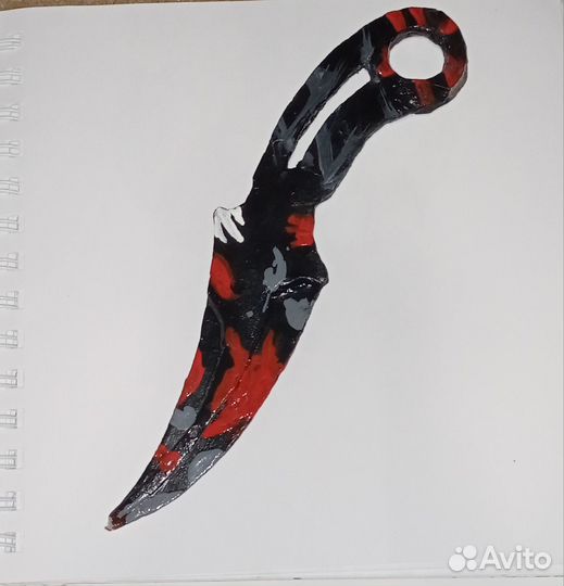 Картонный нож из Стандофф 2