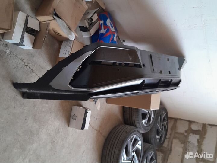 Нижняя часть заднего бампера элантра cn7 2024г