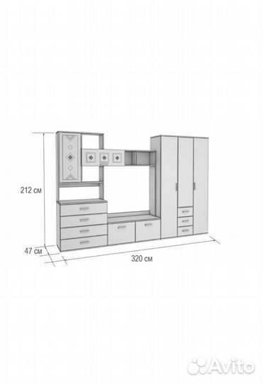 Стенка «Белла»