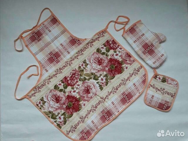 Новый набор фартук рукавичка прихватка