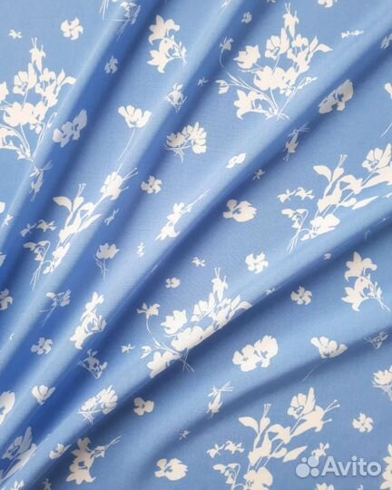 Плательная ткань, штапель, отрез 1,5м