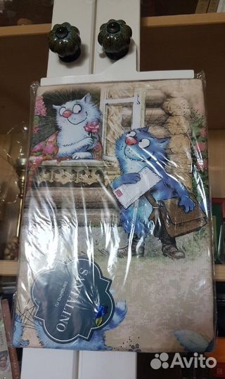 Фартук кухонный хлопок новый в упаковке