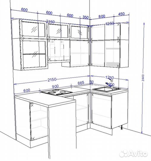 Встроенная кухня от производителя