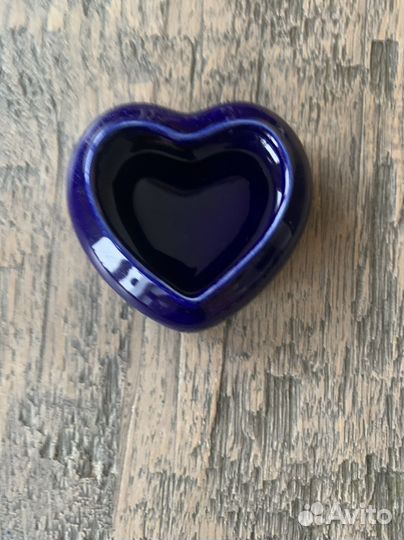 Шкатулка сердце из кобальта