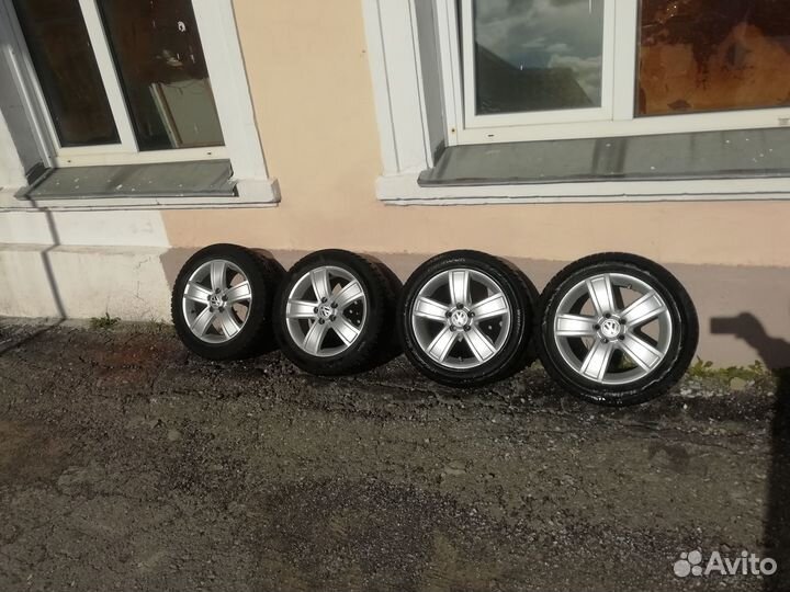 Диски литье резина зимняя Ш для polo sedan,skoda