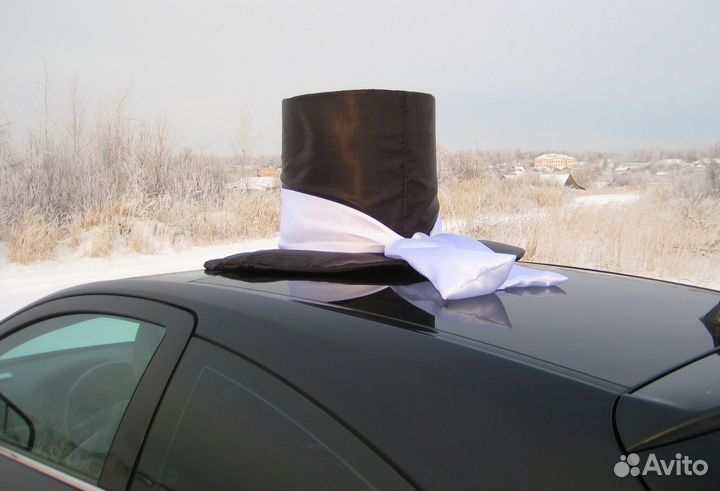 Украшение на машину на свадьбу