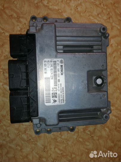 Блок управления двигателем пежо ситроен
