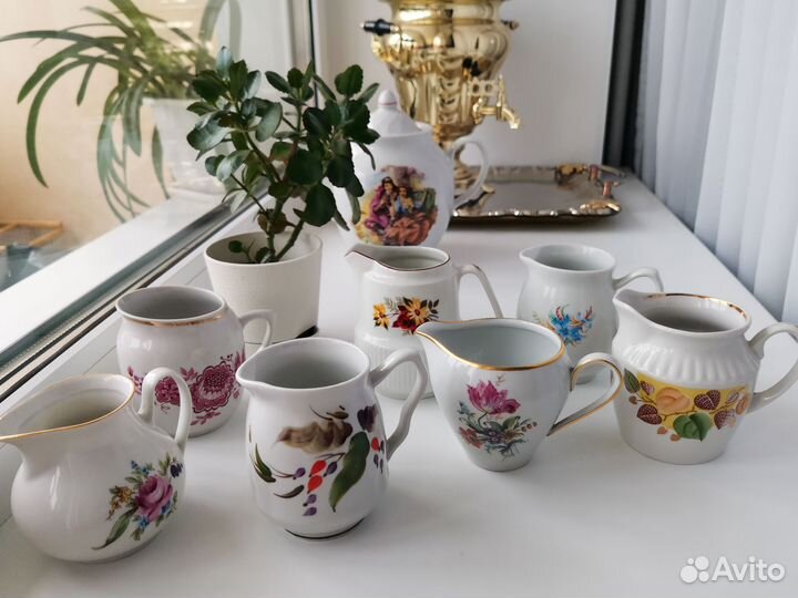 Фарфоровый молочник СССР