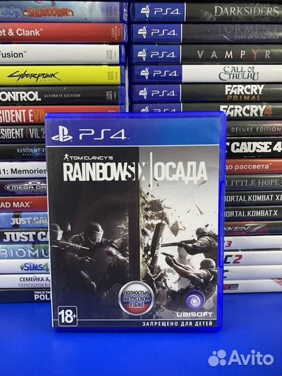 Игра Rainbow Six:Осада PS4