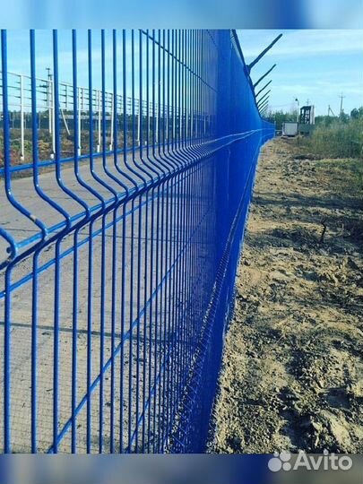 Забор сетка 3д