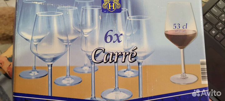 Бокалы для вина новые
