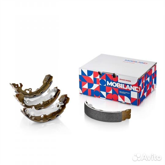 Колодки тормозные барабанные (4 шт.) д