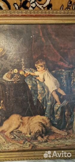 Картина в мастерской художника