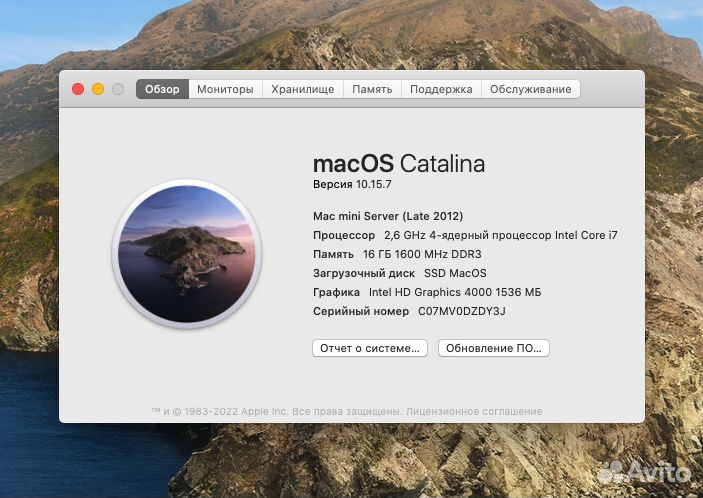 Mac mini Server (Late 2012) I7 2.6