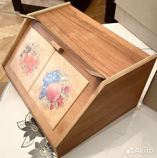 Хлебница деревянная новая