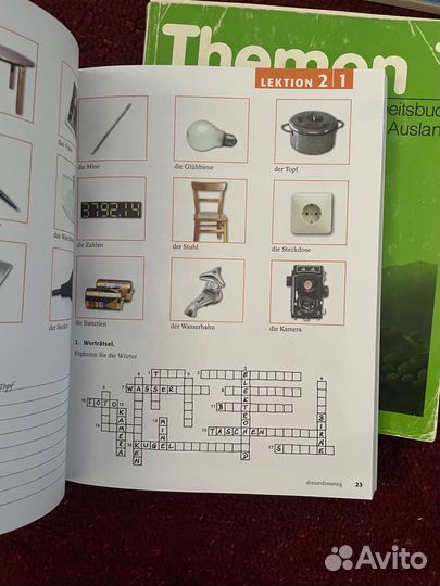Учебник по немецкому языку Themen+рабочая тетрадь